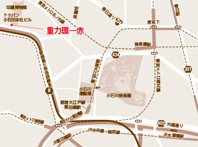 飯田橋駅の周辺地図